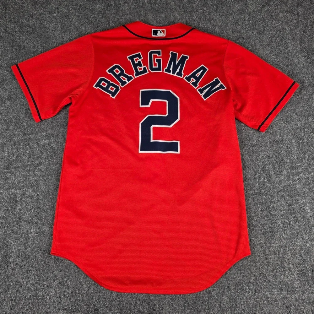 Houston Astros Alex Bregman Nike Baseball Jersey Mens Small 2 T770